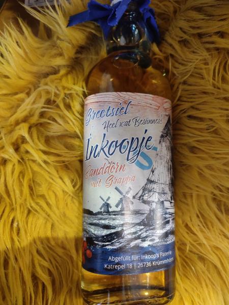 Inkoopje Sanddorn mit Grappa, 35% vol., 0,5l